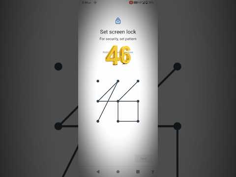 46 Number Ka New Trending Pattern lock 🔒😱 #shorts #shortfeed #patternlock #trendingshorts