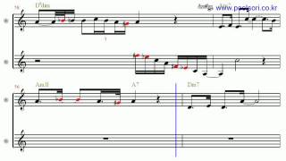 As Time Goes By - Eb Alto Sax Sheet Music [ kenny g ]