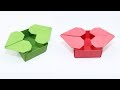 How To Make Paper Heart Box Origami Heart Box Envelope