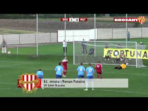 SK Sokol Brozany vs. FK Motorlet Praha | sestřih utkání