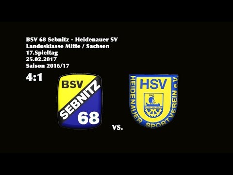 17.Spieltag /Landesklasse Mitte - (2016/17)/ BSV 68 Sebnitz - Heidenauer SV 4:1