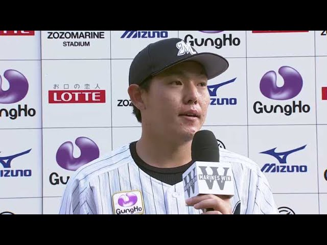 マリーンズ・安田選手ヒーローインタビュー 5/30 M-C