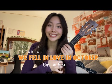 We fell in love in October- ukulele tutorial!!