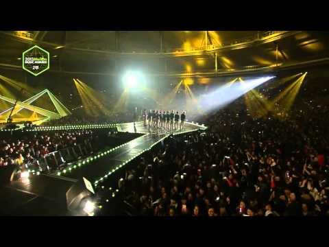 131114 EXO 2013 Melon Music Awards clip kris speaking english