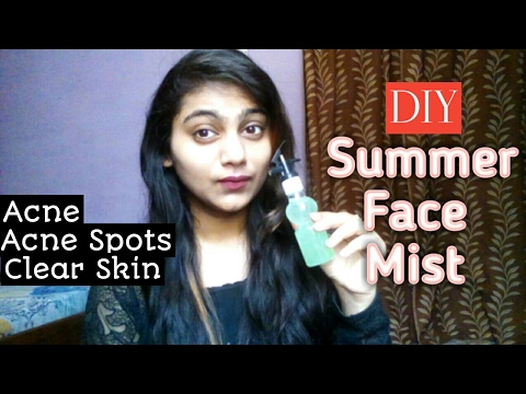 DIY Summer Face Mist | For Acne & Acne Spots & Clear Skin | Lavishka Jain Video