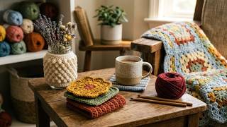 The Coziest Vintage Crochet Home Decor Ideas | Easy DIY Projects for Beginners