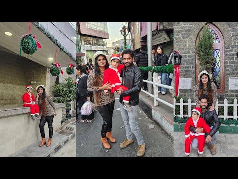 No Vehicle Zone🎄Aizawl Mizoram 2025 | Parv Became Santa Claus❤️ | Road Singing & Millenium Mall Vlog