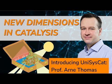 New Dimensions in Catalysis: Introducing UniSysCat: Prof. Dr. Arne Thomas