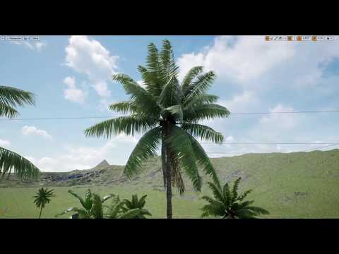 , title : 'Procedural foliage box, paint brush and grass type in ue4'