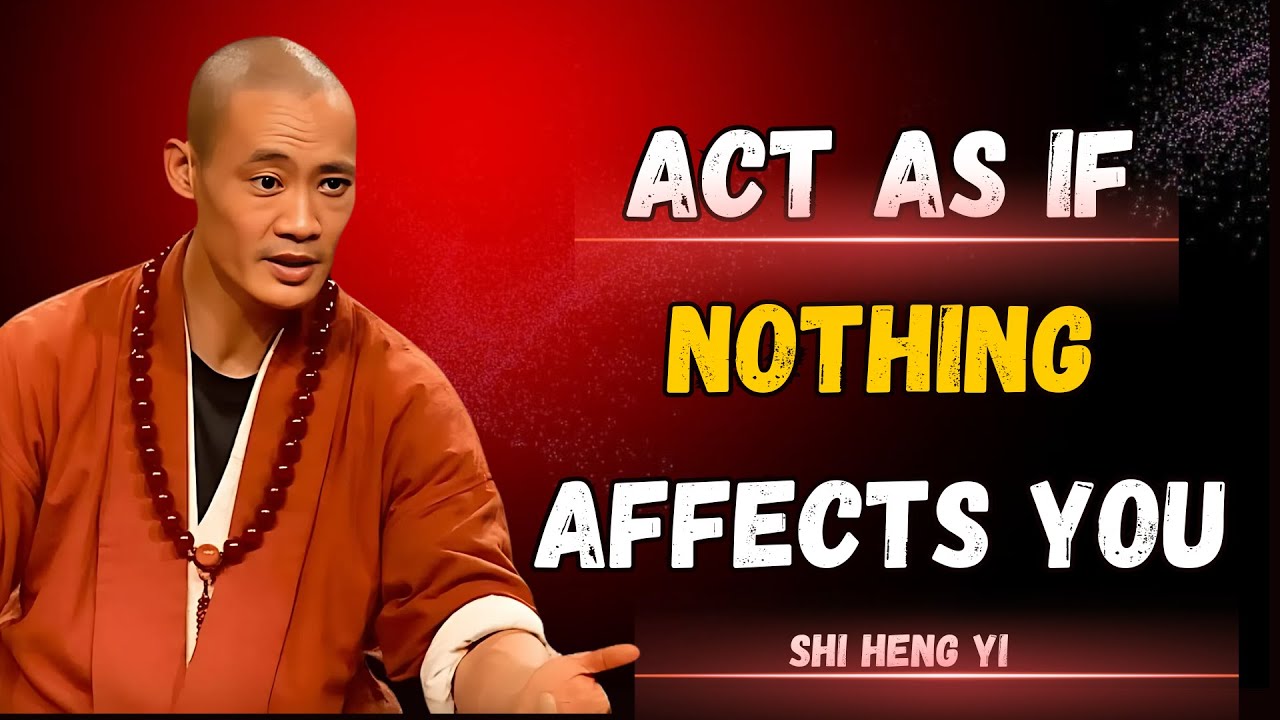 Master the Art of Unshakable Composure: Act Like Nothing Can Rattle You | -Shi Heng Yi Wisdom