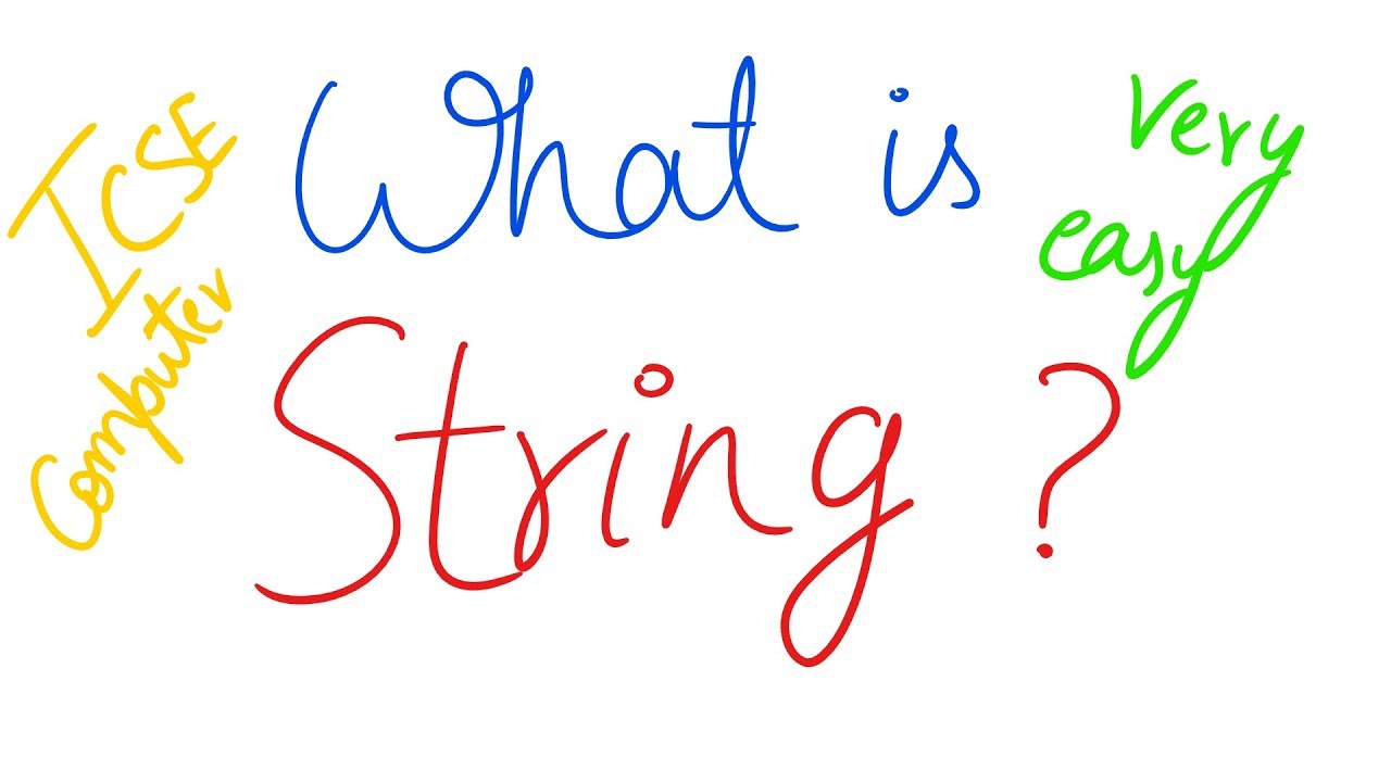 What is String in Java, easily explained! | ICSE Class 10 Computer