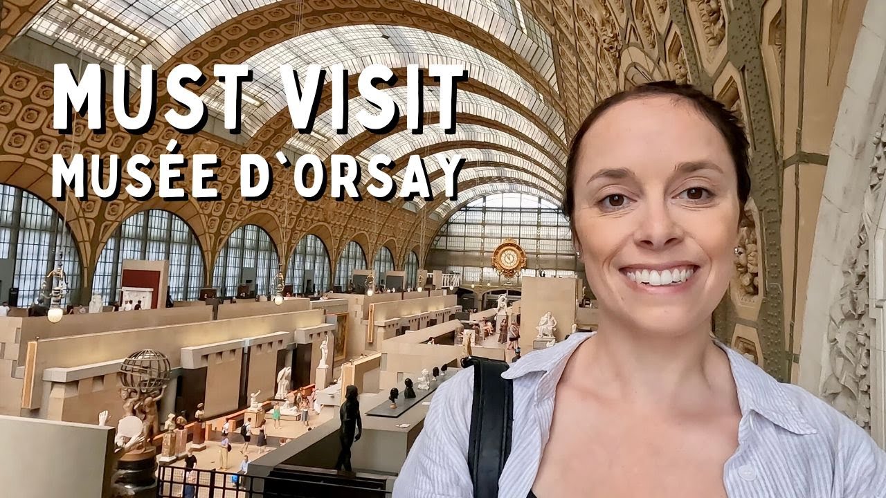 A traveler explores the artistic treasures of the Orsay Museum.