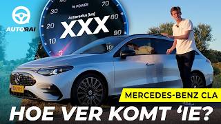 HOE LANG wordt de rit? Dit is de echte actieradius van de Mercedes-Benz CLA - AutoRAI TV