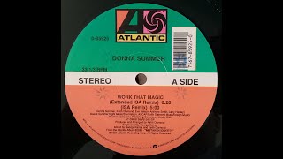 Donna Summer - Work That Magic (ISA Remix) Vinyl 1991
