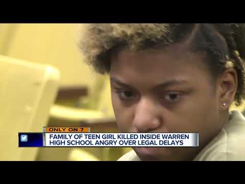 Family of teen girl killed inside Warren high school angry over legal delays