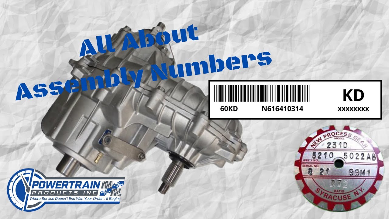 Assembly Number Identification