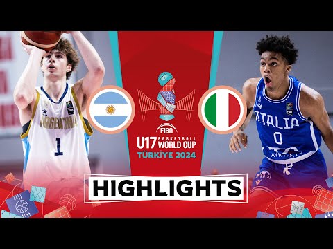 Argentina 🇦🇷 vs Italy 🇮🇹 | Highlights | FIBA U17 Basketball World Cup 2024