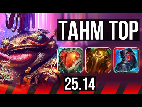 TAHM KENCH vs CHO'GATH (TOP) | 2800+ games | KR Master | 25.14