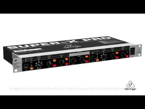 SUPER-X PRO CX2310 Stereo 2-Way/Mono 3-Way Crossover