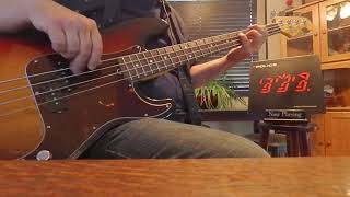 Don&#39;t Care. Klark Kent. (Stewart Copeland). Bass cover.