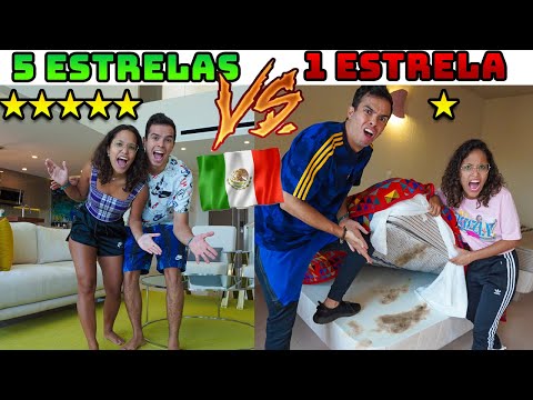 HOTEL 5 ESTRELAS VS HOTEL1 ESTRELA NO MÉXICO! - (ACHAMOS COISAS BIZARRAS)