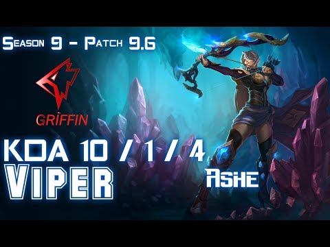 GRF Viper ASHE vs SIVIR ADC - Patch 9.6 KR Ranked