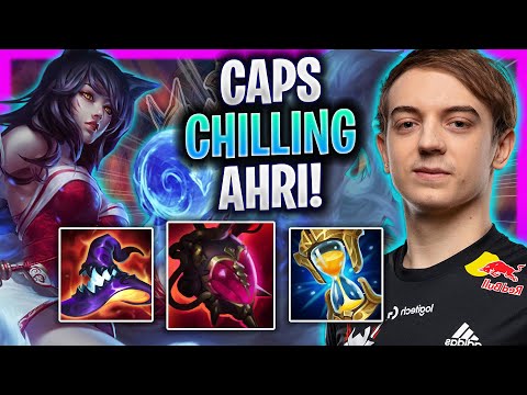 CAPS CHILLING WITH AHRI MID! - G2 Caps Plays Ahri Mid vs Orianna! | Season 2024