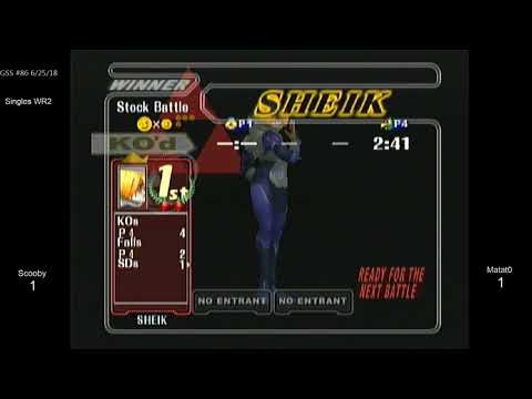 GSS 86 SSBM - Scooby (Sheik) vs. Matat0 (Falco) - Melee WR2