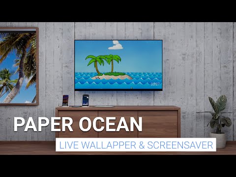 Paper Ocean Live Wallpaper Video