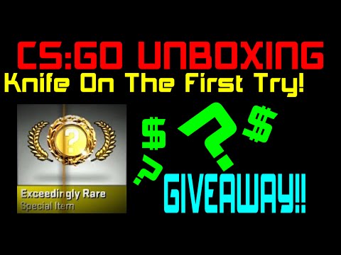 Steam Community :: Video :: CS:GO Unboxing - KNIFE ON THE FIRST TRY ...