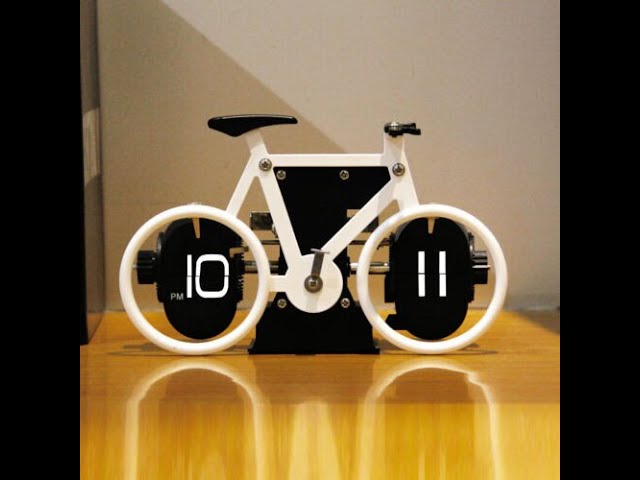 ساعة مكتب أرقام قلاب بتصميم جميل و مميز - دراجة هو...