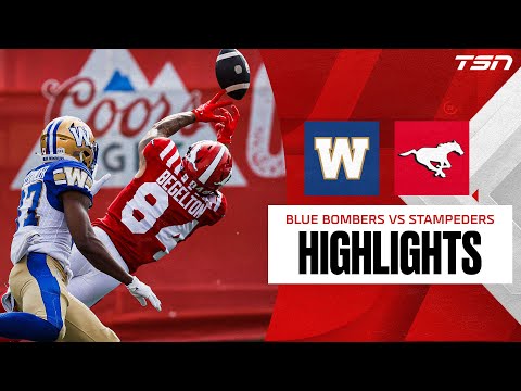 Winnipeg Blue Bombers vs. Calgary Stampeders | CFL HIGHLIGHTS