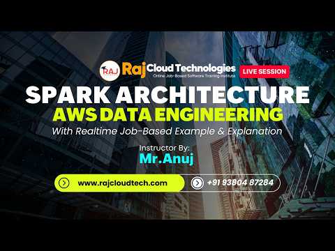 Spark Architecture By Anuj | AWS | DataEngineering | Raj Cloud tech #spark #aws #architecture