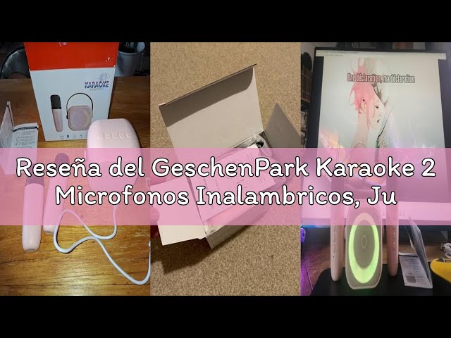 Vídeo relacionado con Karaoke Infantil 2 Microfonos Inalambricos, Regalo Niña 5 6 7-12+ Años, Luces LED Discoteca, Microfono Karaoke Adultos Infantil Juguetes, Karaoke Portatil para Fiestas en Casa - Regalo Navidad Niño