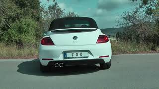 Video: Fox Edelstahl Sportauspuff VW Beetle Typ 16 1.4 TSI Video: Fox Edelstahl Sportauspuff VW Beetle Typ 16 1.4 TSI