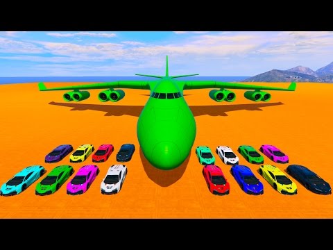 COLOR Supercars Transportation on Biggest Airplane