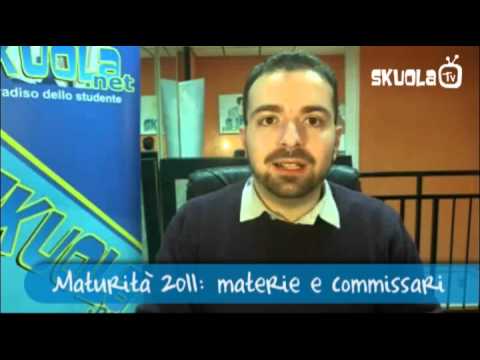 Maturità: materie e commissari