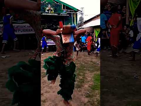 barongan kardus #jaranan #taribarong #barongan #barong #kudalumping @B.J.S.budoyo