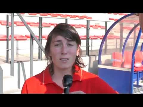 Audrey Demoustier après Fémina Standard-SGS Essen le 22 08 2015