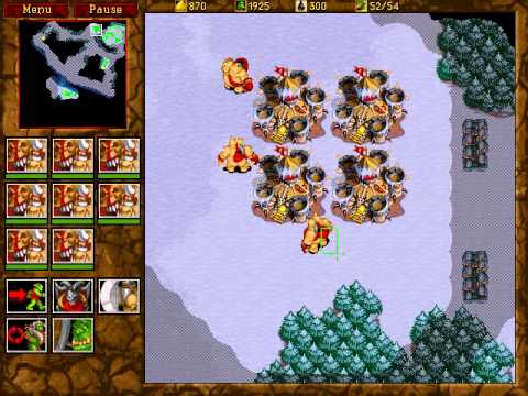 Warcraft 2: Tides of Darkness Full Walkthrough Orc Mission 11: The Dead Rise as Quel'Thalas Falls