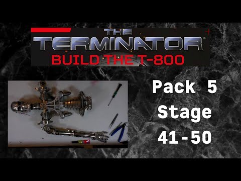 Agora Models & Hachette Bau den Terminator T-800 Pack 5 - Montage von Wirbeln und dem Becken!