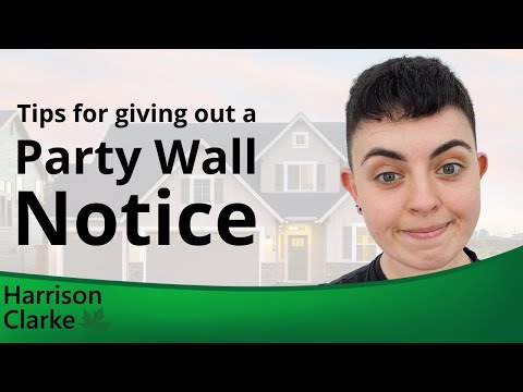 Tips for giving out a Party Wall Notice