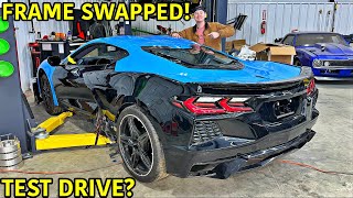 Rebuilding A Wrecked 2023 Corvette C8 Part 6!!!