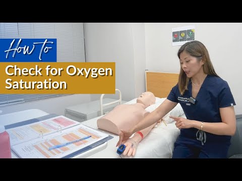 Pulse Oximetry | Checking for Patient's Oxygen Saturation