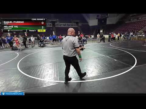 117 Lbs Cons. Round 5 - Melanie Val, Tennessee Vs Raquel Iturrino, Texas 2d50