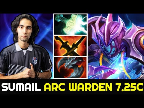 SUMAIL FIRST PICK Arc Warden - Monster Full Agi Build Hard Game 7.25 Dota 2