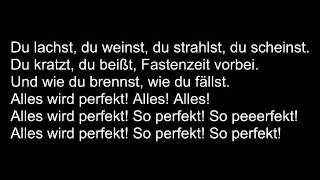 Casper - So Perfekt (feat Marteria) lyrics