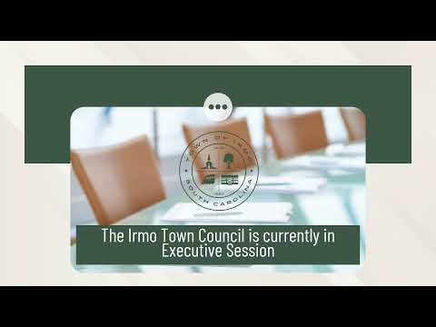 Irmo Town Council Meeting (LIVE) - May 19, 2026 (6 p.m. start time)