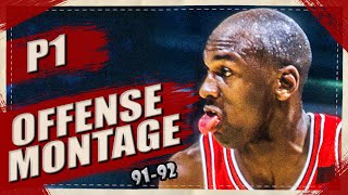 Michael Jordan UNRIVALED Offense &amp; Defense Highlights Montage 1991/1992 (Part 1) 1080p HD- BLACK CAT
