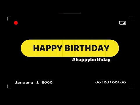 Happiness Forever | Happy Birthday Green Screen | Happy Birthday Template | Shanthi Swarupa | Intros